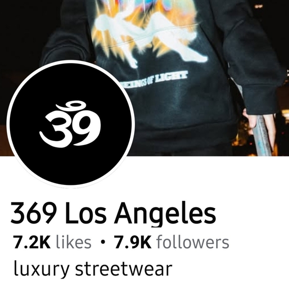 369LOS ANGELES All Bark No Bite HOODIE - Picture 15 of 17